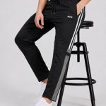 China Interlock Sports Trouser Black